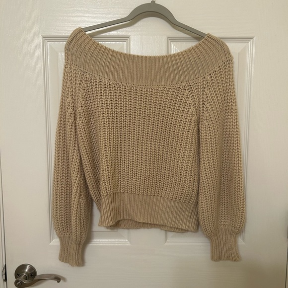 Cotton Candy LA Knit Off the Shoulder Sweater - Picture 3 of 6